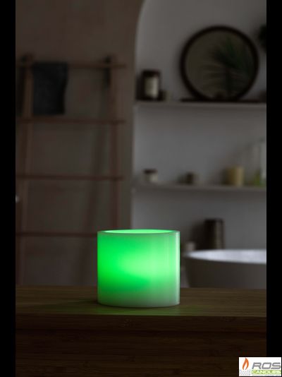 Гладкий парафиновый плафон для LED свечей - 11,7*10см