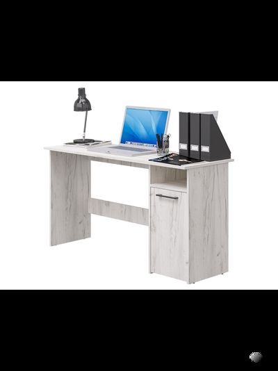 Фронда-7 стол письменный с тумбой Крафт светлый