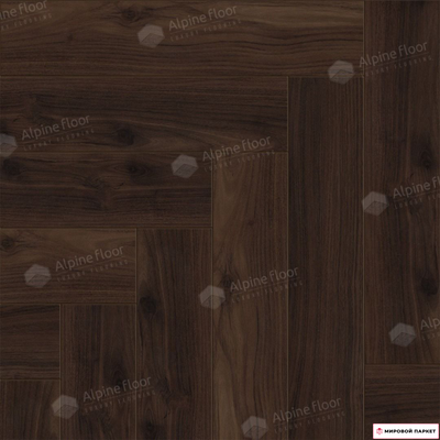Ламинат Alpine Floor Herringbone 10 Орех Трентино LF107-12