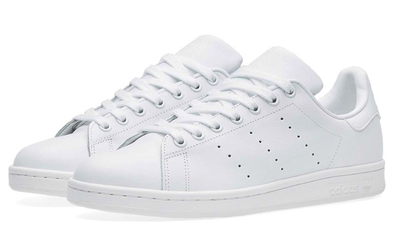All white adidas stan smith best sale