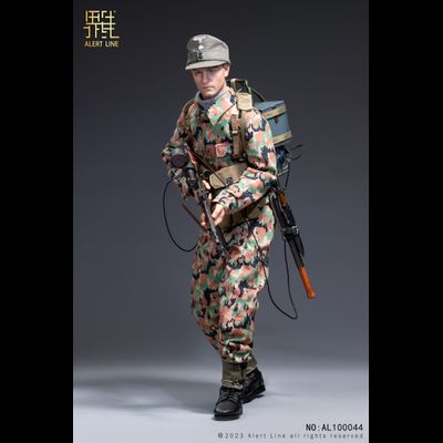 Немецкий солдат - Коллекционная ФИГУРКА 1/6 WWII German Waffen-SS Soldier (AL100044) - Alert Line