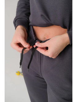 ШТАНЫ спортивные Volleylife размер (с 42-48) черный/графит