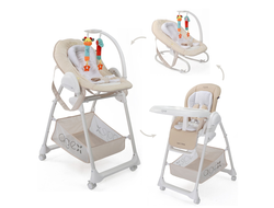 Стульчик для кормления Agex Seat and Sleep Beige (Бежевый)