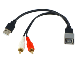 USB-AUX переходник для LADA Vesta, NISSAN Incar CON USB-NS