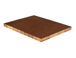 ПРЯМОУГОЛЬНИК КОРИЧНЕВЫЙ 200х100 H=40 ММ