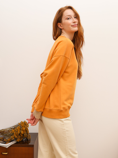 ЖЕНСКИЙ СВИТШОТ "РЫЖАЯ ПАСТЕЛЬ"