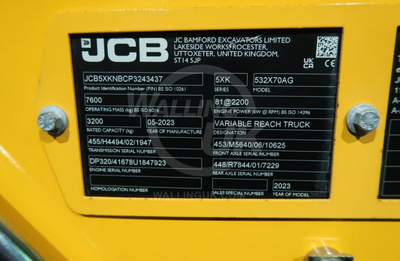 Погрузчик JCB 532-70 Agri, 2023