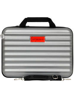 Пластиковый кейс для ноутбука 13 - 14 дюймов Optimum, серый