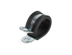 Скоба металлическая СМР 28/15 с резиновым уплотнителем