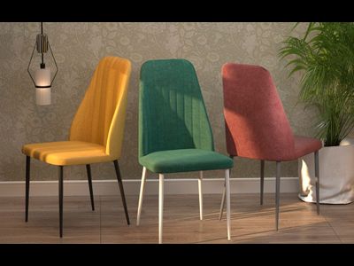 Стул ВАЛЕНСИЯ /черный каркас/ ULTRA GREY серый