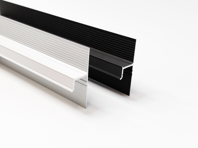 Алюминиевый профиль 4L-1750-TB ANOD Теневой Black | Черный ANOD