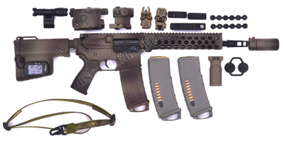 Винтовка М4 с обвесом 1/6 (DAM 78042) - DAMTOYS