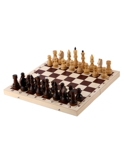 Настольная игра Шахматы турнирные утяжеленные с доской