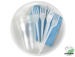 Набор одноразовой посуды Идеал "Дачник" на 6 персон