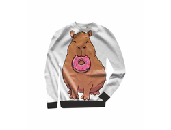 Свитшот 3D с полной запечаткой Капибара, Kapibara-san №5