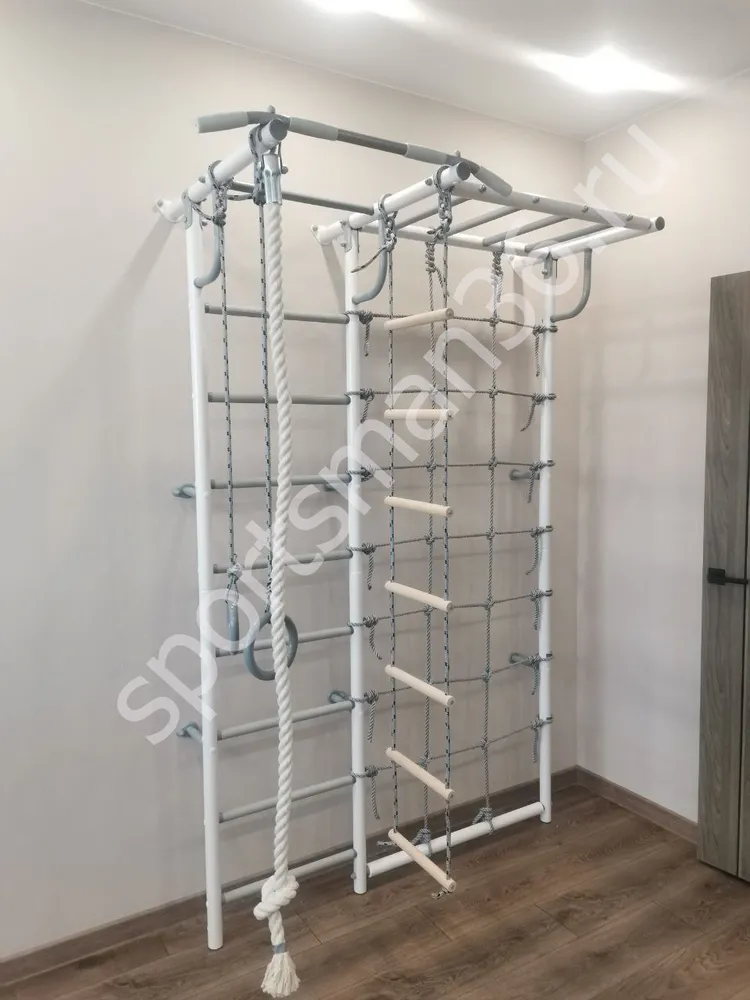 ДСК-6.01.с "Роки с рукоходом" (вяз. сетка), цвет белый-серый