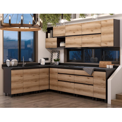 Угловая кухня Берген (2,6*2,0) модульная можно заказать по своим размерам