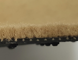 Автоковролин тафтинговый 6 мм, на резине, бежевый