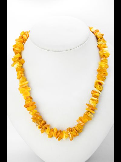 Бусы из матового янтаря 01170 55 см