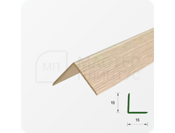 УГОЛ ДЕКОРАТИВНЫЙ 10Х10 УП 01-27.2700.501Л СЕРЕБРО (матовый)