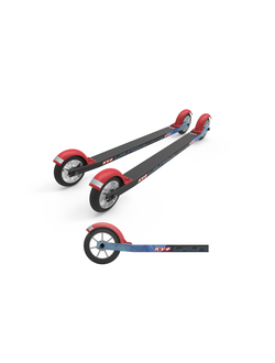 Лыжероллеры KV+ Rollerski LAUNCH PRO SK curved slow wheels 60 cm 21RS02.S