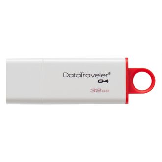 Флеш-память Kingston DataTraveler I G4, 32Gb, USB 3.0, красный, DTIG4/32GB