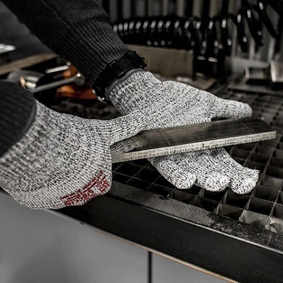 Перчатки трикотажные для защиты от порезов (5 класс) Jeta Safety Samurai JC051-С01 серые