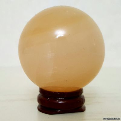 Мраморный оникс (кальцит), шар. Иран. Около 49мм.
