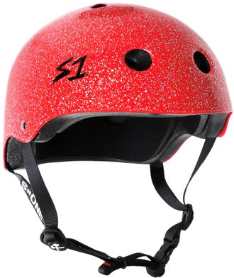 Купить защитный шлем S1 (RED GLOSS GLITTER) в Иркутске