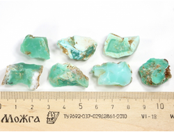 Хризопраз, необработанный образец в ассортименте, Казахстан (20-25 мм, 3-4 г) №28189