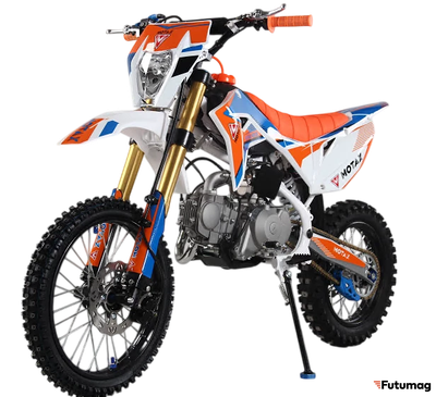 Питбайк MOTAX MX 125 Белый-оранжевый