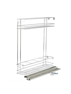 Бутылочница 150мм WB  2-уровневая, с направляющими без доводчика