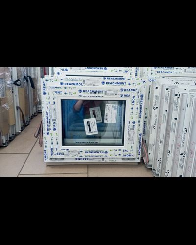 000010 Окно ширина 600 высота 500. Профиль Melke 60 , 32 стеклопакет, ФРАМУЖНОЕ ОТКРЫВАНИЕ