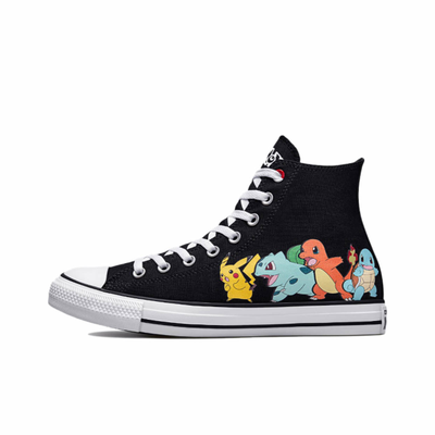 Converse x Pokemon First Partners черные высокие