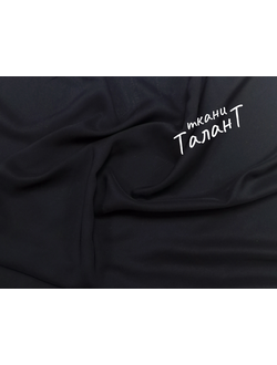 лоскут Стрейч шифон, цв. Черный 290 см