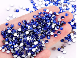 Стразы термоклеевые, цвет синий, размер SS16 (3,8 - 4,0 мм), 1440 шт