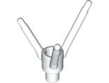 Plant Flower Stem with Bottom Pin, White (24855 / 6334087)