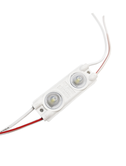 Светодиодный модуль с линзой LC 2835 2LED 12V IP65