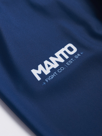 Купить Тайтсы MANTO grappling tights ALPHA navy blue для грепплинга и ММА в темно-синем цвете фото