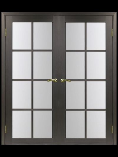 OPTIMA PORTE/ TURIN 541. ПОЛОТНО ОСТЕКЛЕННОЕ+ПОЛОТНО ОСТЕКЛЕННОЕ. МАТИРОВАННОЕ СТЕКЛО САТИН