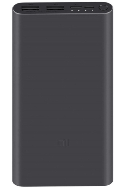 Портативный аккумулятор Xiaomi Mi Powerbank 3 10000mAh PLM13ZM Black/Silver