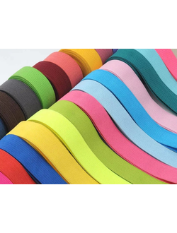 Резинка вязанная цветная