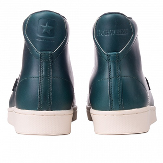 Кеды Converse x Horween мужские высокие темно-голубые