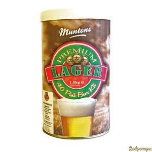 Пивной экстракт MUNTONS LAGER 1,5 КГ