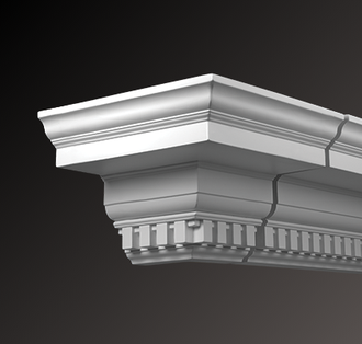 Карниз 4.01.302 сборный - 297*306*2000мм