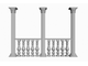 балюстрада балясин BL-018 с колоннами