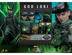 ПРЕДЗАКАЗ - Бог времени Локи (Том Хиддлстон, "Локи") - Коллекционная фигурка 1/6 God Loki (DX40) - Hot Toys ?ЦЕНА: 42900 РУБ.?