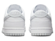 Мужские белые найки Кроссовки Nike Dunk Retro White Pure Platinum мужские DV0831-101 купить