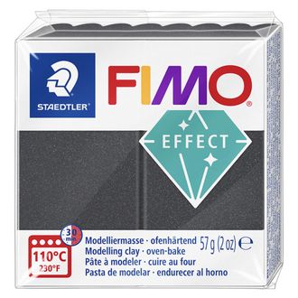 полимерная глина Fimo effect, цвет-steel gray 8010-91 (стальной), вес-57 грамм