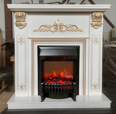 Электрический камин Византия WT с очагом Fobos